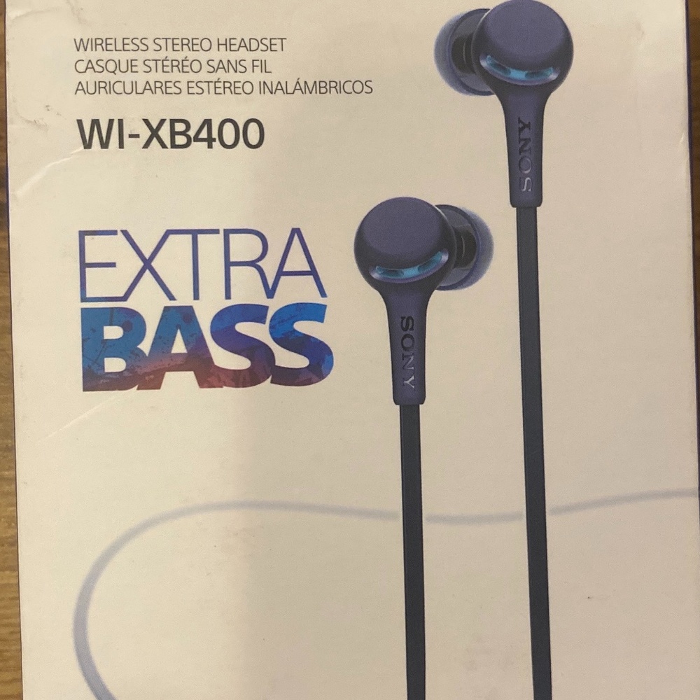 Sony wireless Extra Bass wireless headphones